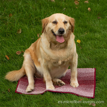 Toalla de limpieza absorbente de secado rápido personalizada para gatos y perros